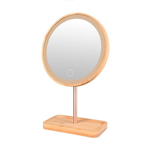 yghlh Makeup Vanity with Lights Lighting Modes Rechargeable Wall Mounted Lighted Makeup