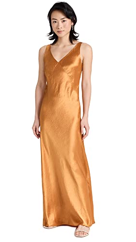 Vince Women's V Neck Maxi Slip Dress