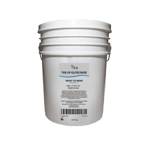 TKB Lip Gloss Base (Flexagel M) | Ready-to-Wear| Moisturizing, High Shine, Crystal Clear, Vegan and Cruelty free| Made in USA. (30 Pound (Pack of 1))