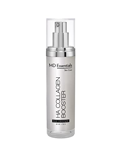 MD Essentials HA Collagen Booster - Long-Lasting Hydrating Cream Up to 5 Days - Face Cream Reduce Fine Lines, Wrinkles & Skin Damage