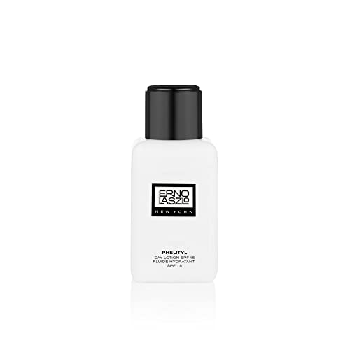 Erno Laszlo Phelityl Day Lotion SPF 15. Hydrate and Nourish. Weightless Daily Moisturizer with Broad Spectrum UV Protection 3 Fl Oz