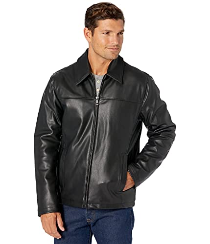 Cole Haan Signature Men's Faux-Leather Jacket