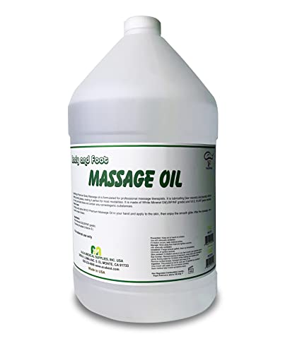 Premium Body Mineral Oil for Spa and Massage | USP Grade | Relaxing | Soothing | Therapeutic | Repair Dry Skin | Hydrate and Nourish | Unscented | Clear | Allergy-Friendly (4)