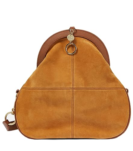 See by Chloe Women's Mara Frame Caramello Soede Leather Handbag