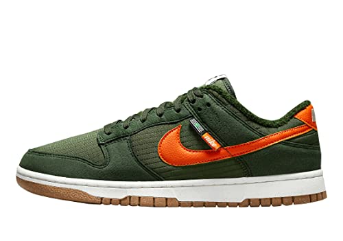 Nike Big Kid's Dunk Low SE Sequoia/Orange-Medium Olive (DC9561 300)