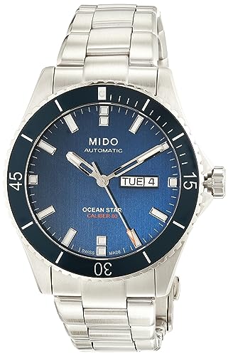 Mido Men's M026.430.11.041.00 Ocean Star Analog Automatic Blue / Silver Stainless Steel Watch