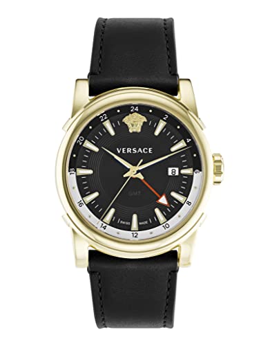 Versace GMT Vintage Collection Luxury Mens Watch Timepiece