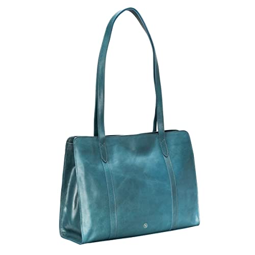 Maxwell Scott | Personalized Womens Luxury Leather Large Work Tote Purse | The Rivara | Ladies Classic Design Handbag