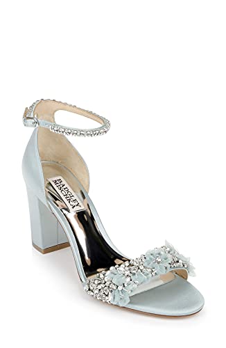 Badgley Mischka Women's Ankle Strap, Block Heel Sandal Heeled