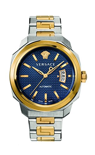 Versace Men's 'Dylos' Automatic Stainless Steel Casual Watch, Color:Two Tone (Model: VAG030016)