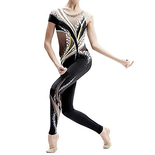 LIUHUO Women's Adult Competition Ice Skating Jumpsuit Girls Figure Skating Dress Ice Skating Dresses Bodysuit