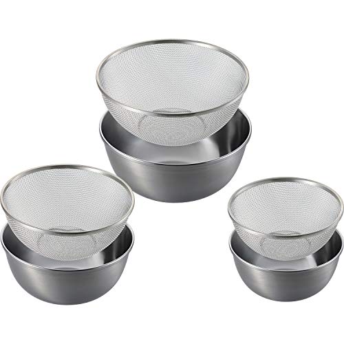 Wahei Freiz Enzo TMG-0413 Made in Tsubamesanjo Stainless Steel Colander Ball, Set of 6, Made in Japan