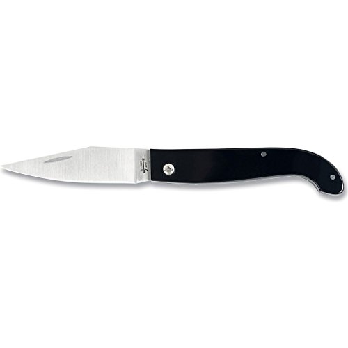 Coltellerie Berti Maremmano Fratelli D'Italia Pocket Knife | Black Lucite Handle
