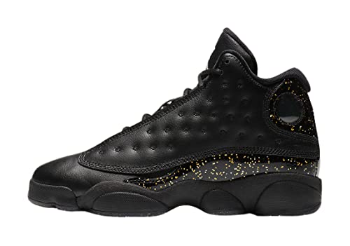 Big Kid's Jordan 13 Retro Black/Metallic Gold (DC9443 007)