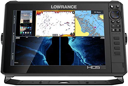Lowrance HDS-Live Fish Finder, Multi-Touch Screen, Live Sonar Compatible, Preloaded C-MAP US Enhanced Mapping