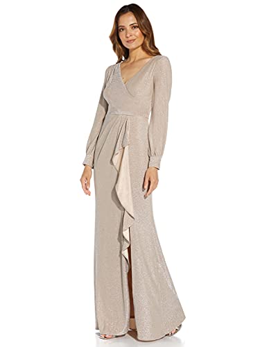 Adrianna Papell Women's Metallic Jersey Dress