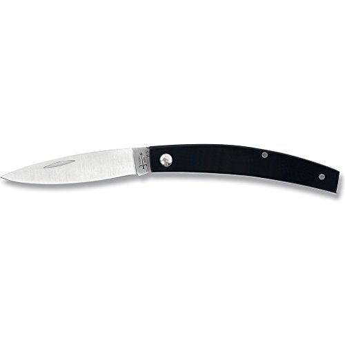 Coltellerie Berti Fratelli Gobbo Pocket Knife | Black Lucite Handle