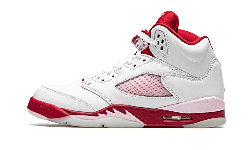 Jordan Kid's Shoes Nike 5 Retro White Pink Red (GS) 440892-106