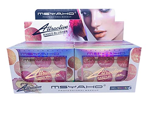 NC MSYAHO Blush Palette Makeup, Master Blush Palette, Pressed Powder Blush, Pack of 144