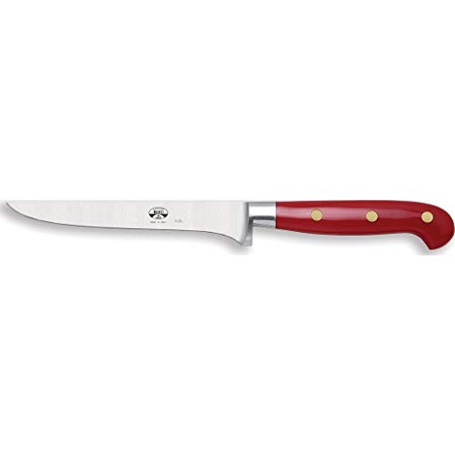 Coltellerie Berti Boning Knife - Red Lucite