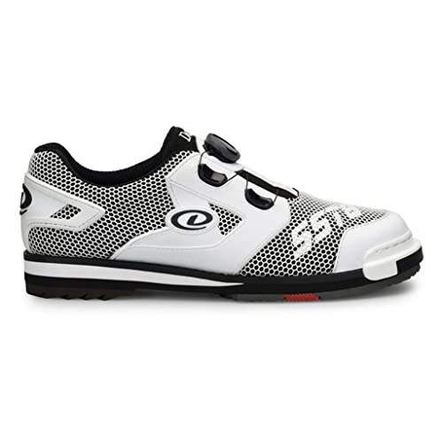Dexter Men's Bowlng SST 8 Power Frame BOA Bowling Shoes-WideWhite/Black 11.5 W US