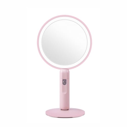 LED Makeup Handle Portable Desktop Dressing Intelligent Fill Light Magnifying Double-Sided