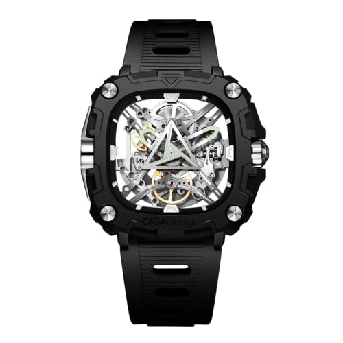 Ciga Design X051-BS01-W5B Men's Automatic Watch, Black, Silver