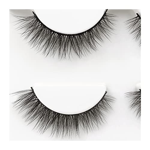Eyelash False 100 Natural Eyelashes Extensions Two Tip Lashes C/D Curl Make Up Eyelash Beauty Tools (Color : GGG)