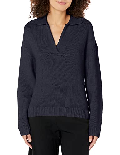 Theory Women's Scallop Polo Sweater