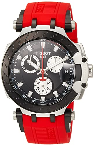 Tissot Men's T-Race Chrono Quartz Stainless Steel Casual Watch Red T1154172705100