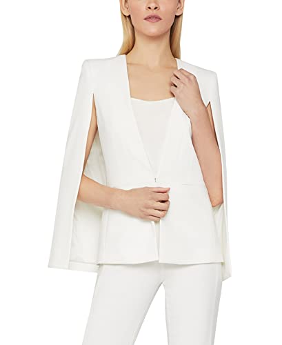BCBGMAXAZRIA Women's Blazer with Long Cape Sleeves