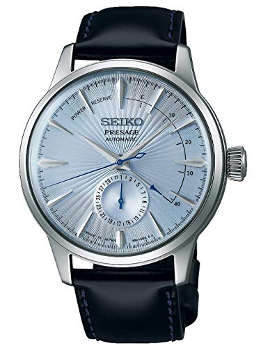 SEIKO PRESAGE Power Reserve Ice Blue Cocktail Time