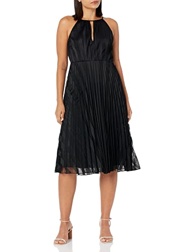 Theory Women's Pleated Midi Dress in Mod Lace