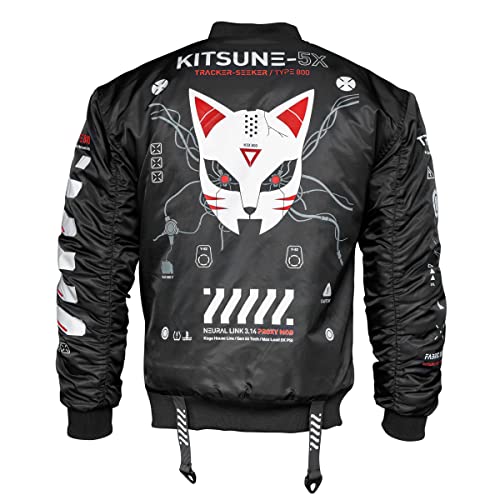 Fabric of the Universe Techwear Graphic Fashion Bomber Jacket