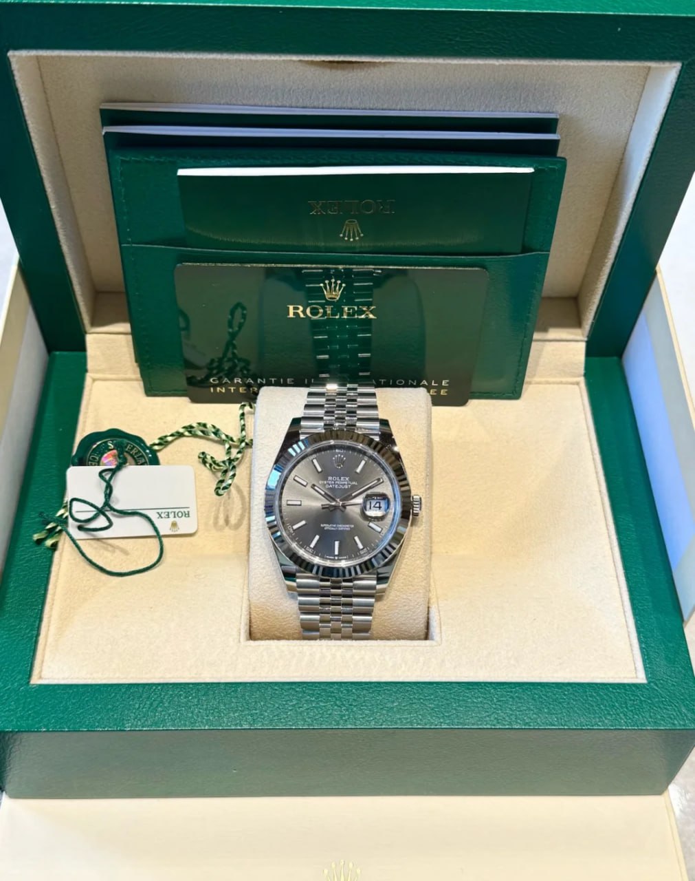 #Rolex watch 126334-0014 men's datejust 41mm five-bead strap ROLEX