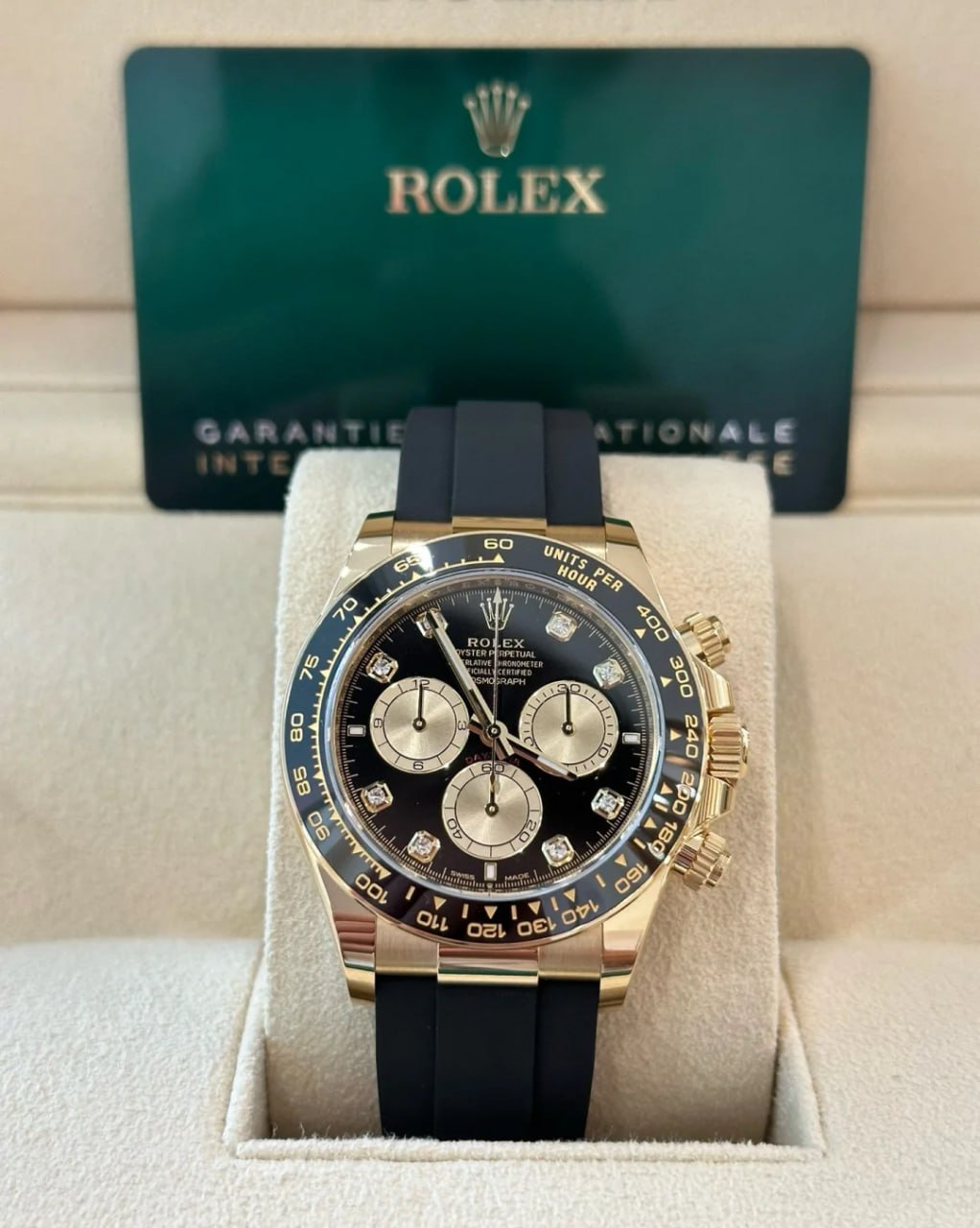 #ROLEX Rolex Cosmograph Daytona Men's Watch Rubber Strap Mechanical Watch M116518LN