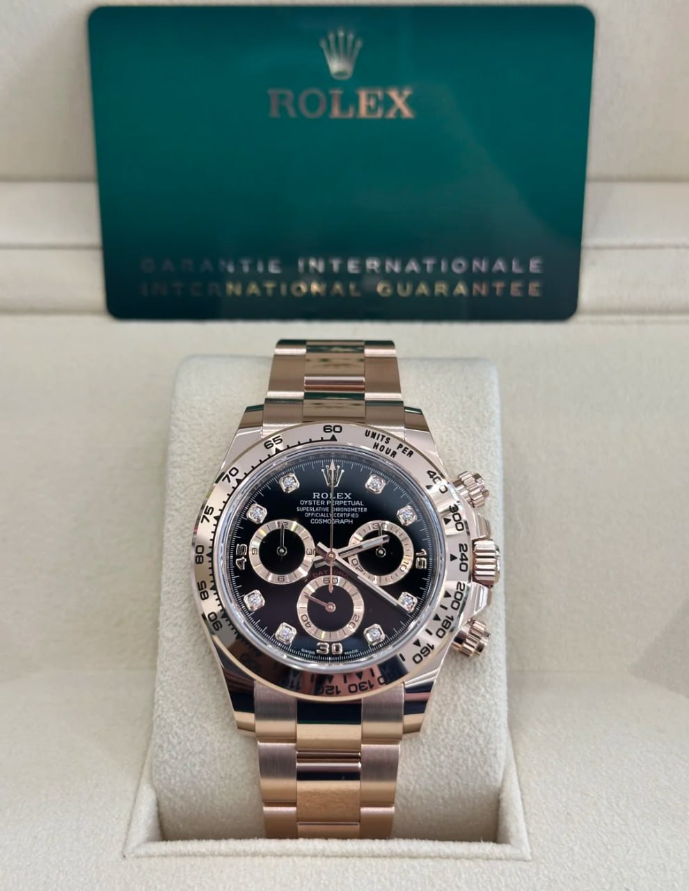 #Rolex Cosmograph Daytona Series 116503 Gold Eyes Black Diamonds Diameter 40mm
