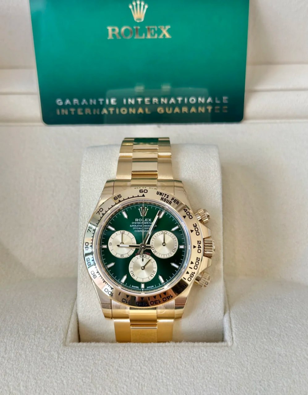 #Rolex Daytona series new 126505-0001 automatic mechanical watch 18K rose gold