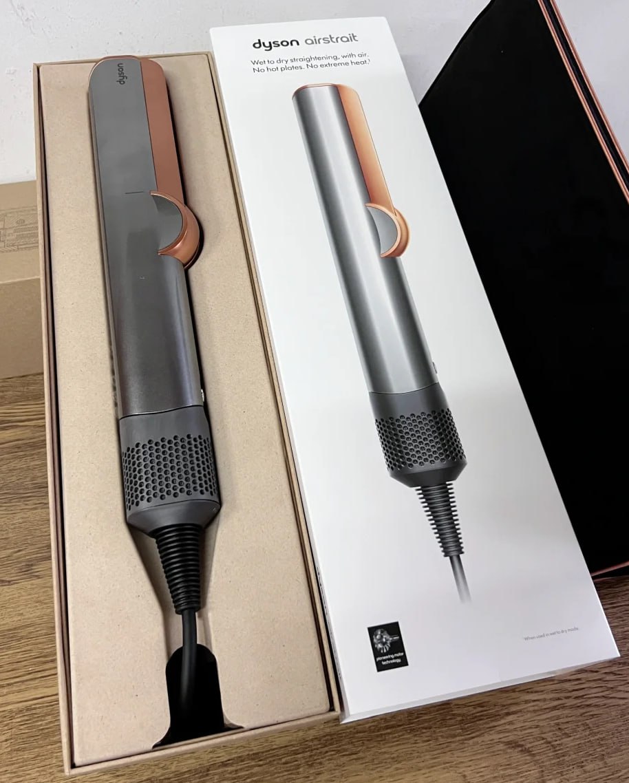 #2025 Multifunctional hair curling iron electric curling iron straight hair HT01 hair dryer set curling straight dual use negative ion